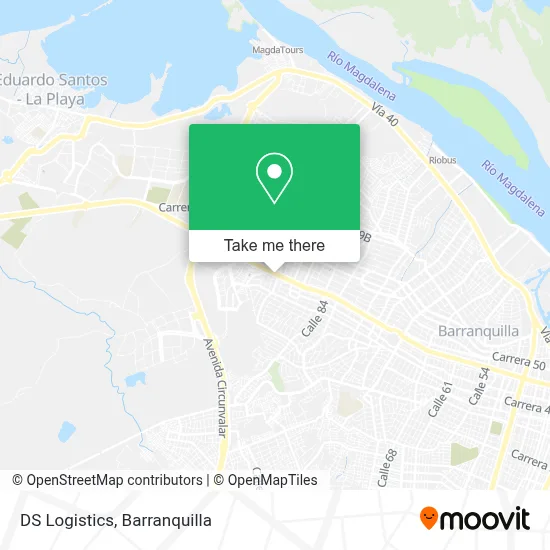 DS Logistics map
