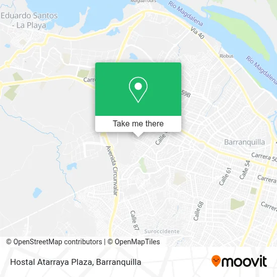 Hostal Atarraya Plaza map