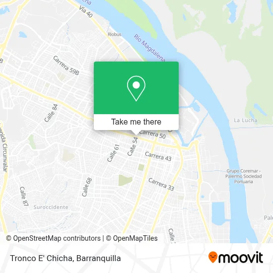Tronco E' Chicha map