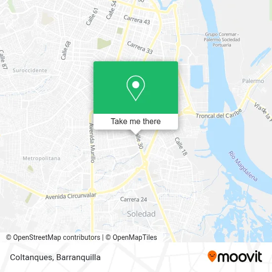 Coltanques map
