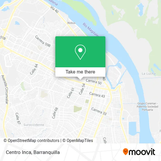 Centro Inca map