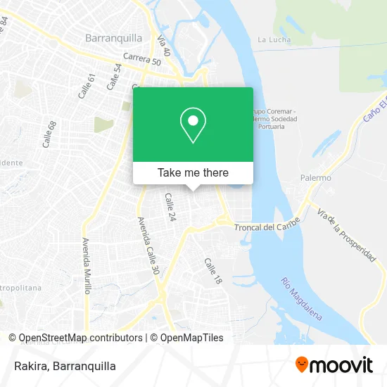 Rakira map