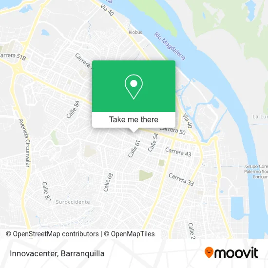 Innovacenter map