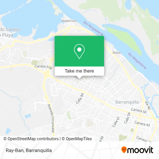 Ray-Ban map