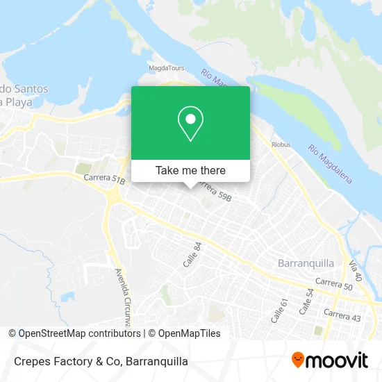 Crepes Factory & Co map