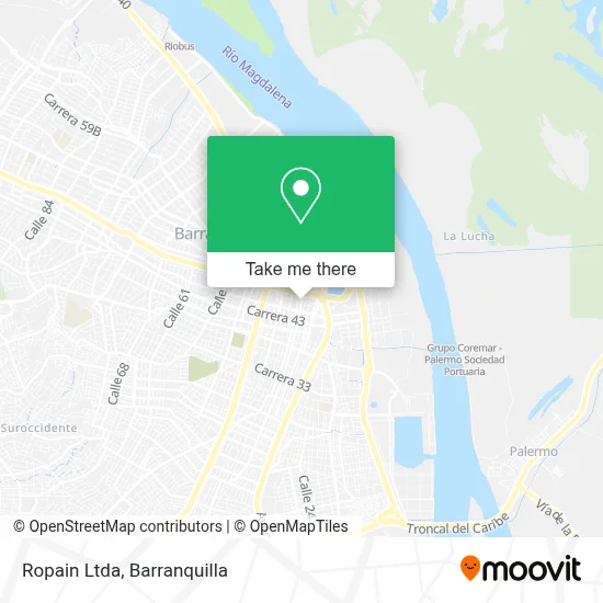 Ropain Ltda map