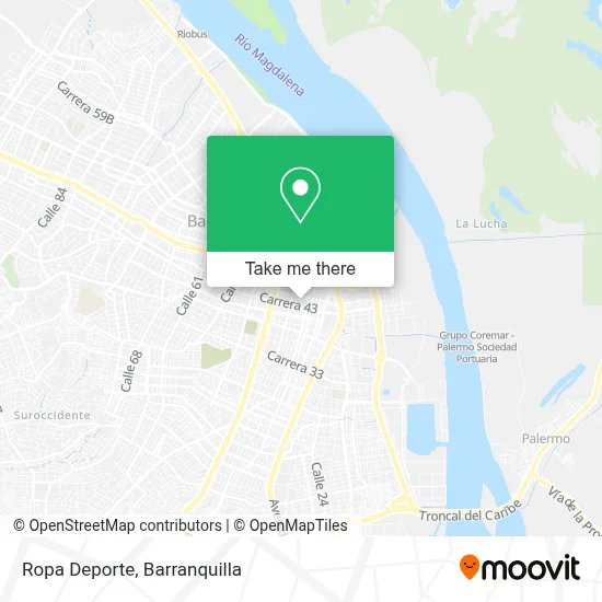 Ropa Deporte map