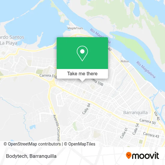 Bodytech map