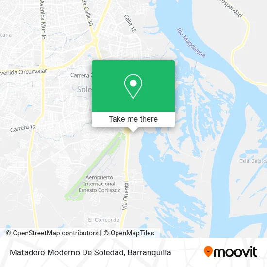 Matadero Moderno De Soledad map
