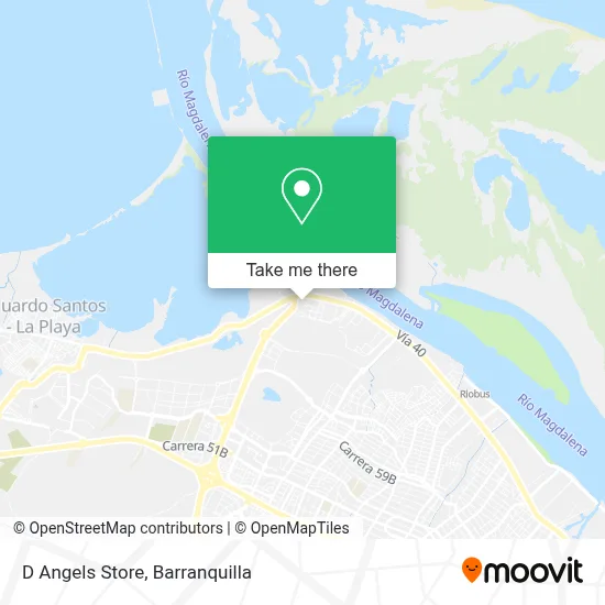 D Angels Store map