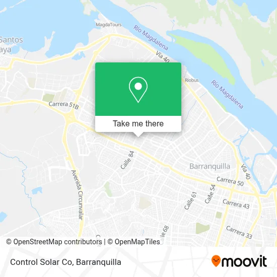 Control Solar Co map