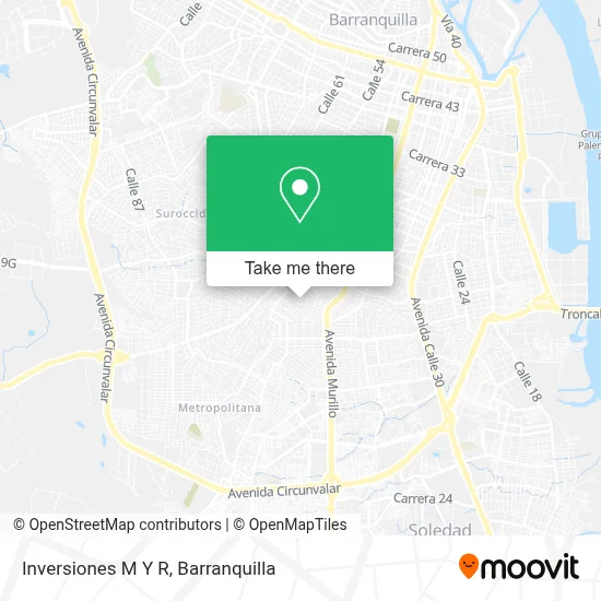 Inversiones M Y R map