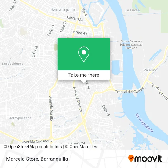 Marcela Store map