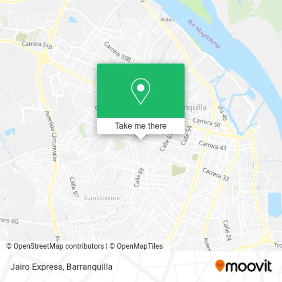 Jairo Express map