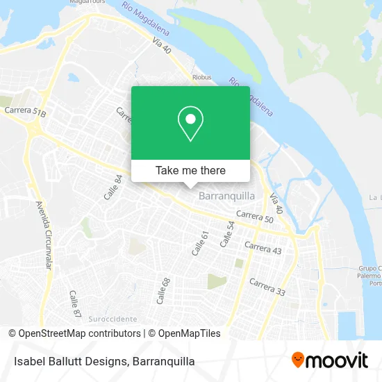 Isabel Ballutt Designs map