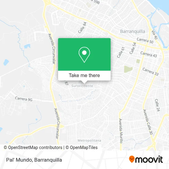 Pal' Mundo map