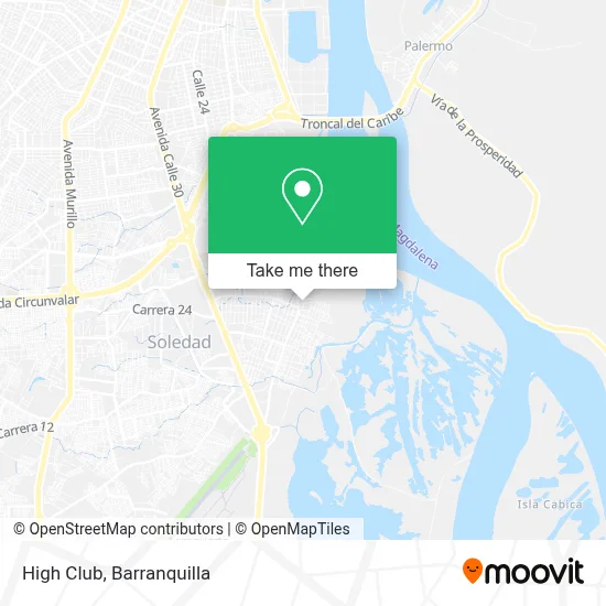 High Club map
