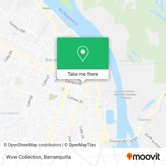 Wow Collection map
