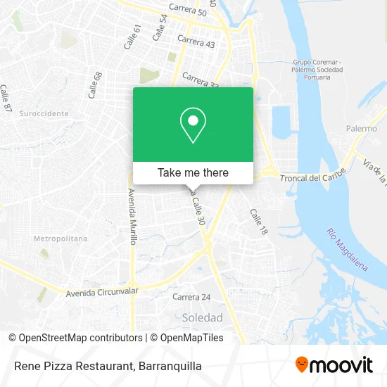 Rene Pizza Restaurant map