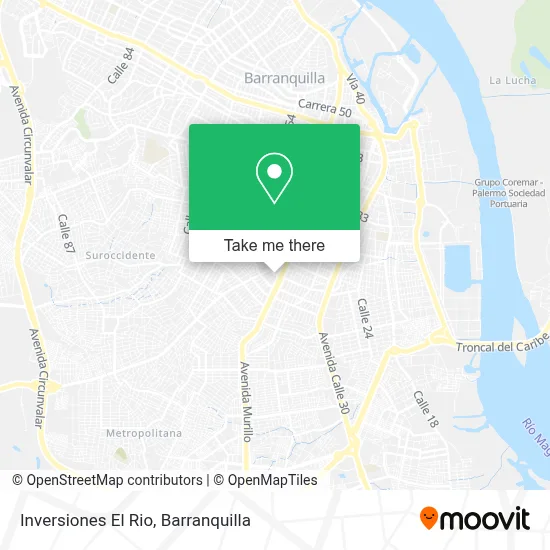 Inversiones El Rio map