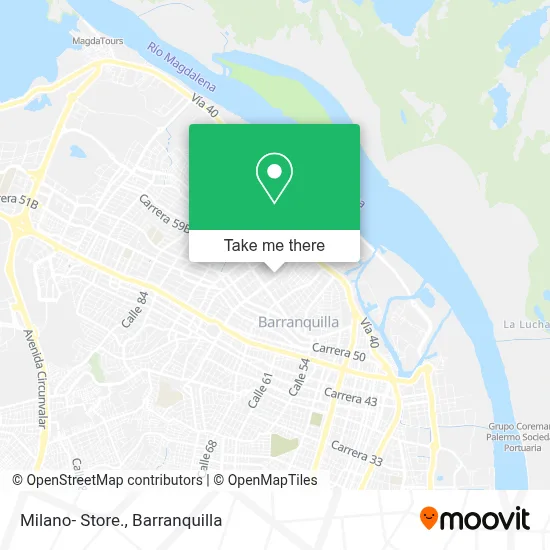 Milano- Store. map