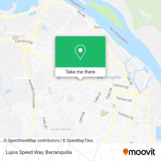 Lujos Speed Way map