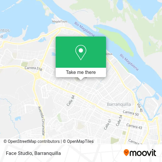 Face Studio map