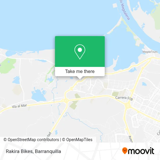 Rakira Bikes map