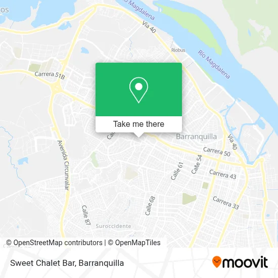 Sweet Chalet Bar map
