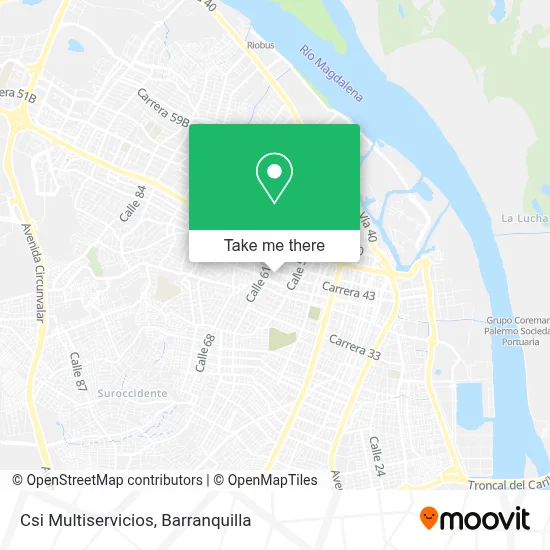Csi Multiservicios map