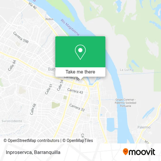 Inproservca map