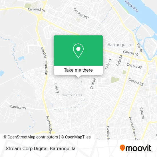 Stream Corp Digital map
