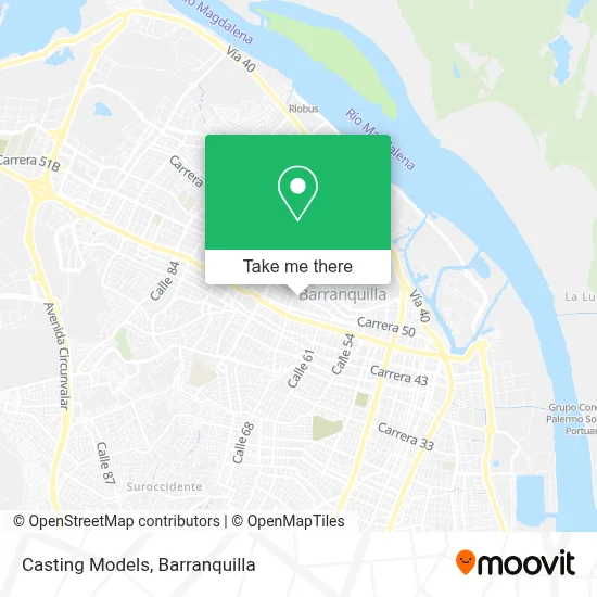 Casting Models map