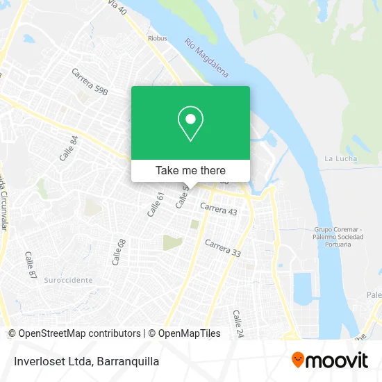 Inverloset Ltda map