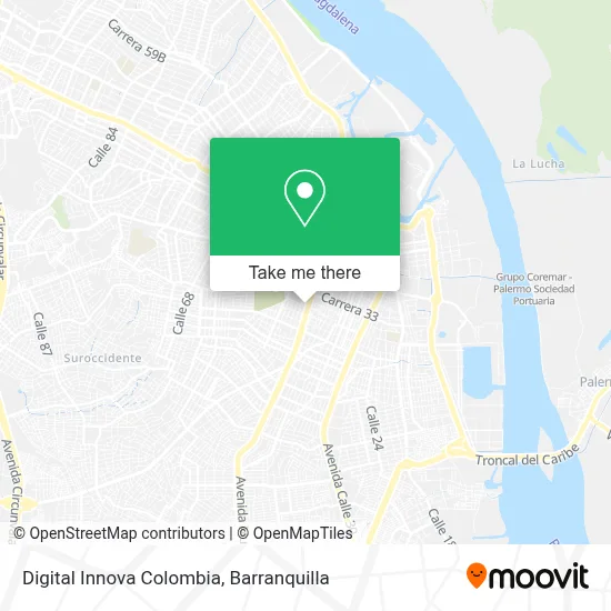 Digital Innova Colombia map