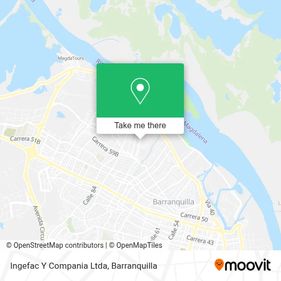 Ingefac Y Compania Ltda map