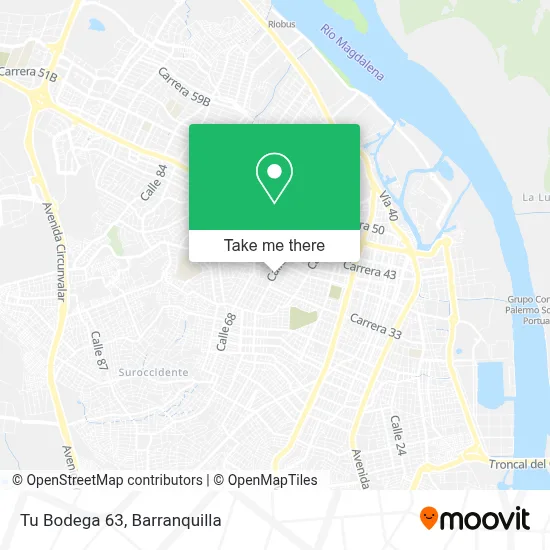 Tu Bodega 63 map