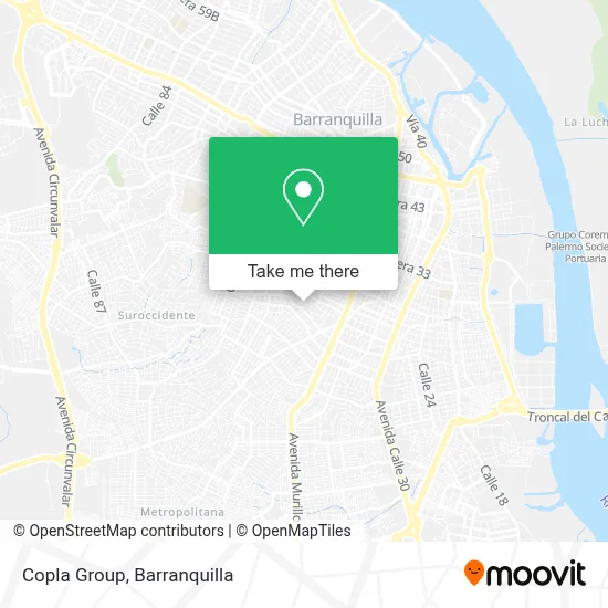 Copla Group map