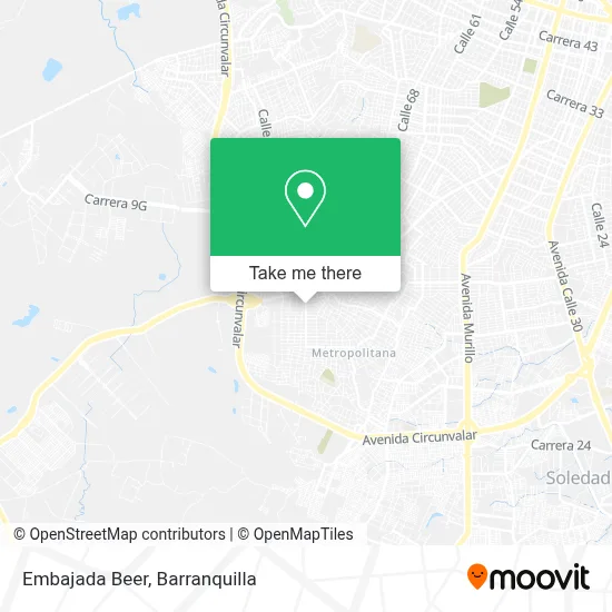 Embajada Beer map