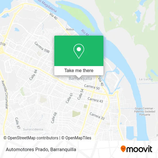 Automotores Prado map