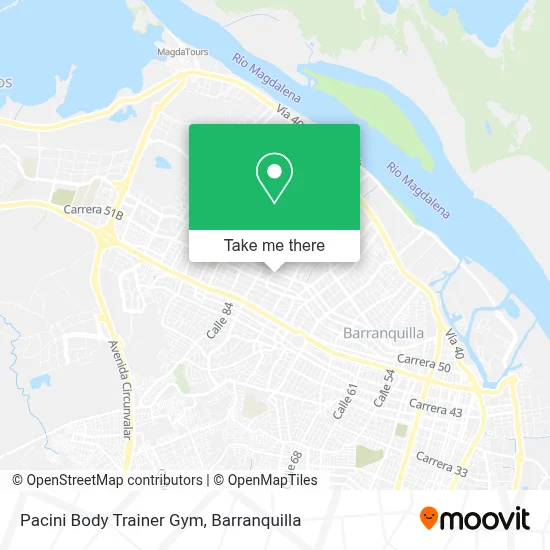 Pacini Body Trainer Gym map