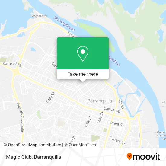 Magic Club map