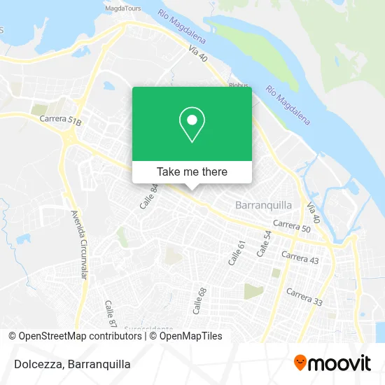 Dolcezza map