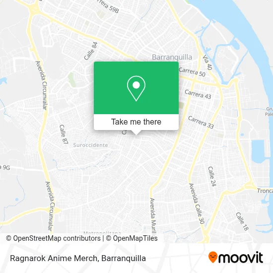 Ragnarok Anime Merch map