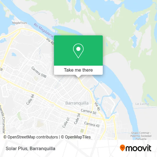 Solar Plus map