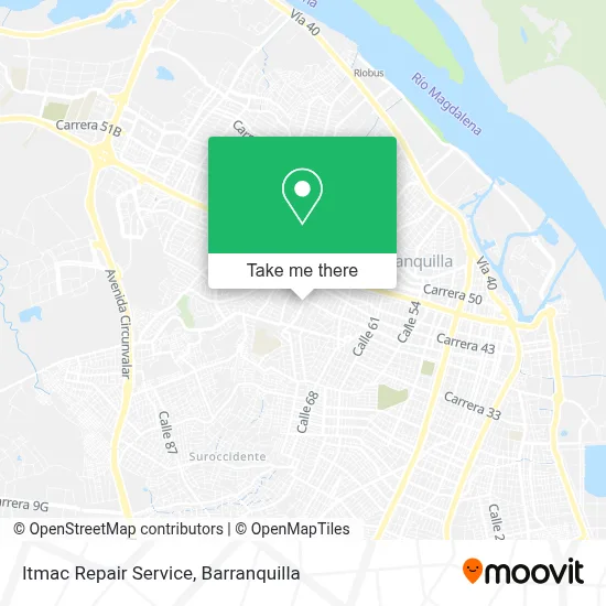 Itmac Repair Service map