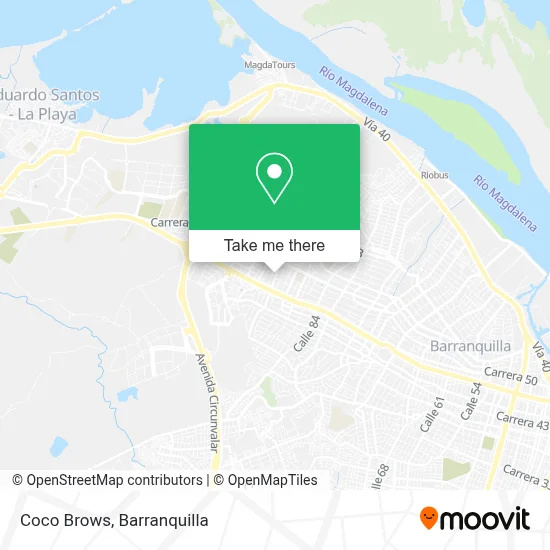 Coco Brows map
