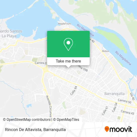 Rincon De Altavista map
