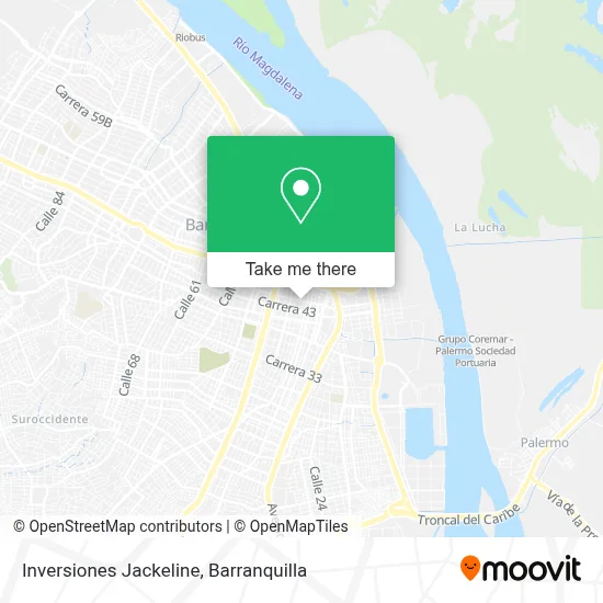 Inversiones Jackeline map