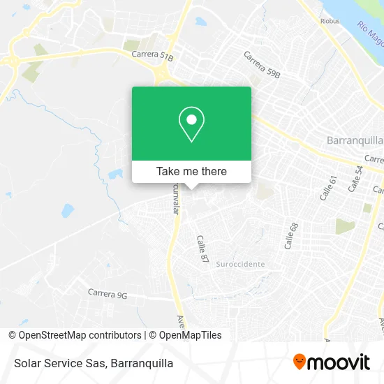 Solar Service Sas map